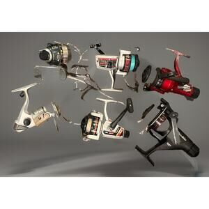 VTG Lot 6 Fishing Reels Shakespeare Diawa Zebco Abu Garcia Gear Equipment -WORK!